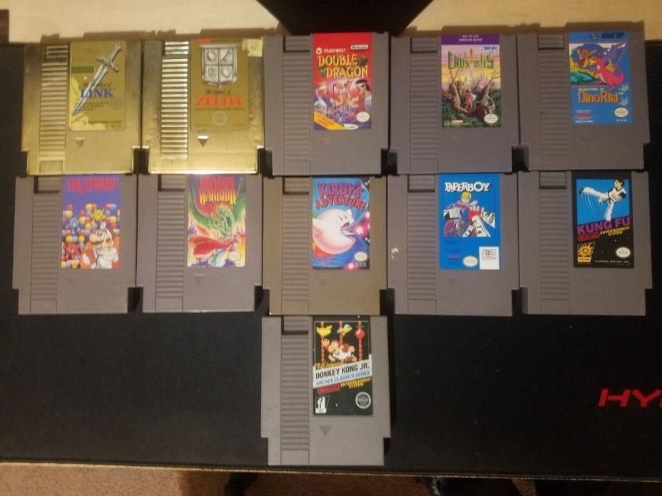 Nentendo entertainment system games NES original Cartridge lot tested all work