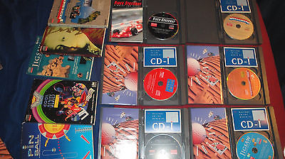 Lot of 6 Phillips CDI Games/Software with Cases - Slip Covers - SEE PICTURES!