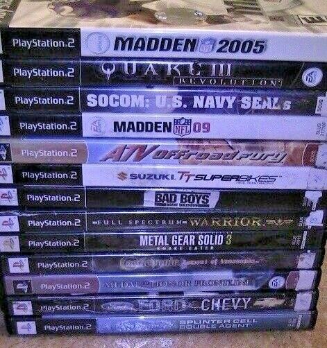 lot of 13 playstation 2 games