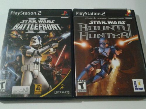 2 (PlayStation 2) Star Wars Games (Battlefront 2) (Bounty Hunter) CIB