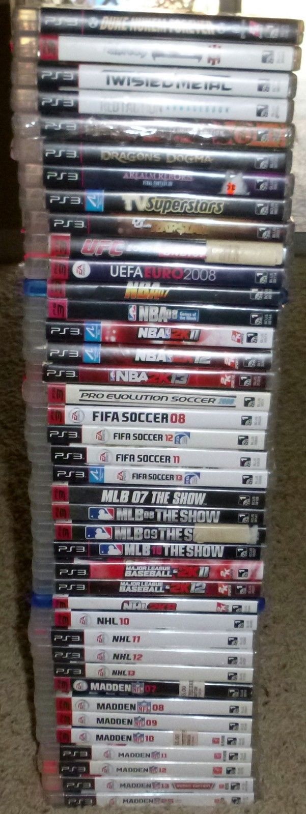 Huge Lot of 40 Playstation 3 Games   No Duplicates  PS3