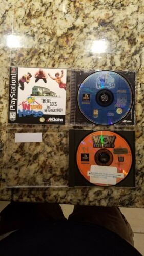 PlayStation Games Lot Of 2 WCW And WWF