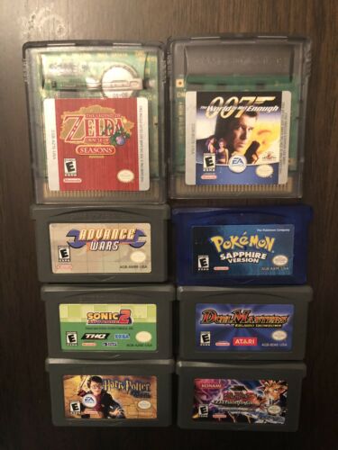 Nintendo Gameboy And GBA Lot: Zelda, Polemon, Etc.