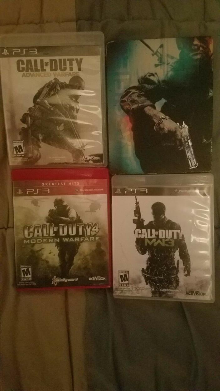 Call of Duty PS3 Games Lot of 4