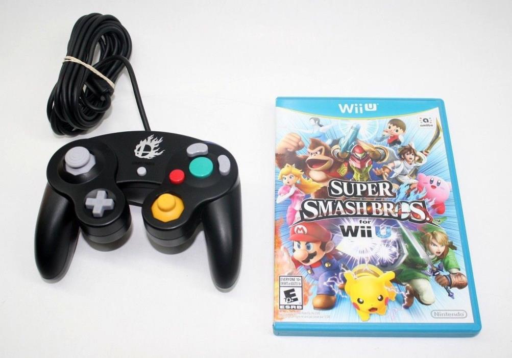 Super Smash Bros. for Wii U w/ Official Smash Bros. Gamecube Controller Nintendo
