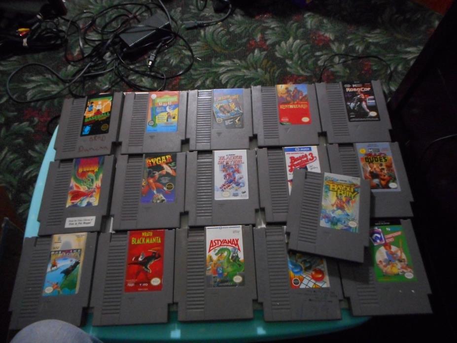 Lot of 16 Nintendo Games Tested Free Shipping!!