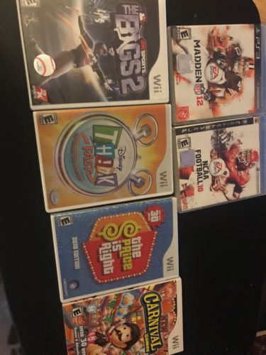 Wii And PS3 Game Lot
