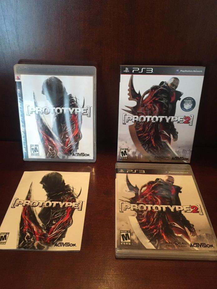 SALE PRICE!  Prototype and Prototype 2 PS3 (Playstation 3)