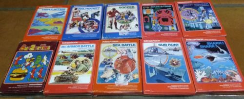 LOT 10 Intellivision Games in original boxes