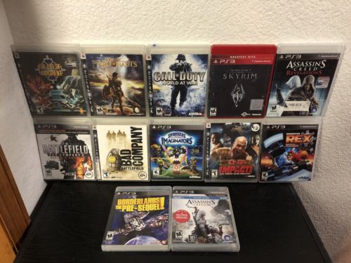 Lot Of 12 Playstation 3 Games PS3 Game Lot - GREAT CONDITION - FREE SHIPPING