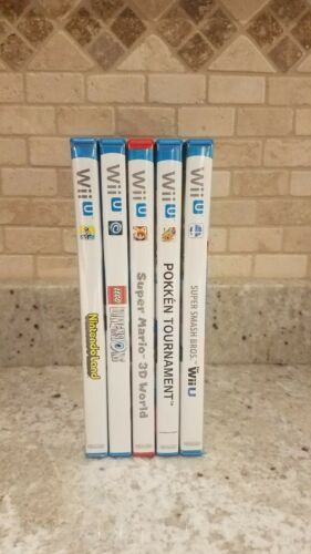 Wii U Video Games LOT OF 5