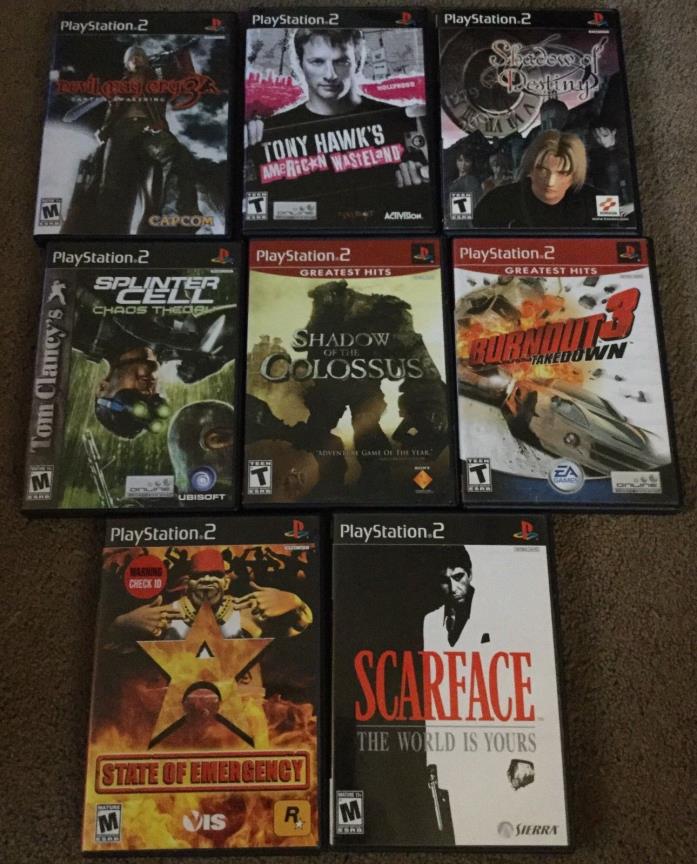 PlayStation 2,  compilation of 8 games Variety pack