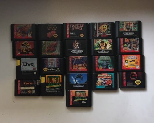 Big LOT 21 Sega Genesis Games Cartridge CARTs ONLY Great Titles