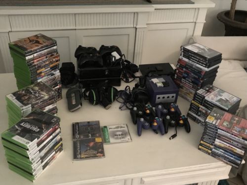 Xbox360, PS2, Gamecube. Huge Lot with Games!!!