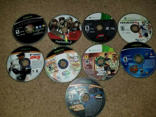 Lot Of 9 Xbox /Xbox 360 Games- Disc Only-not Tested