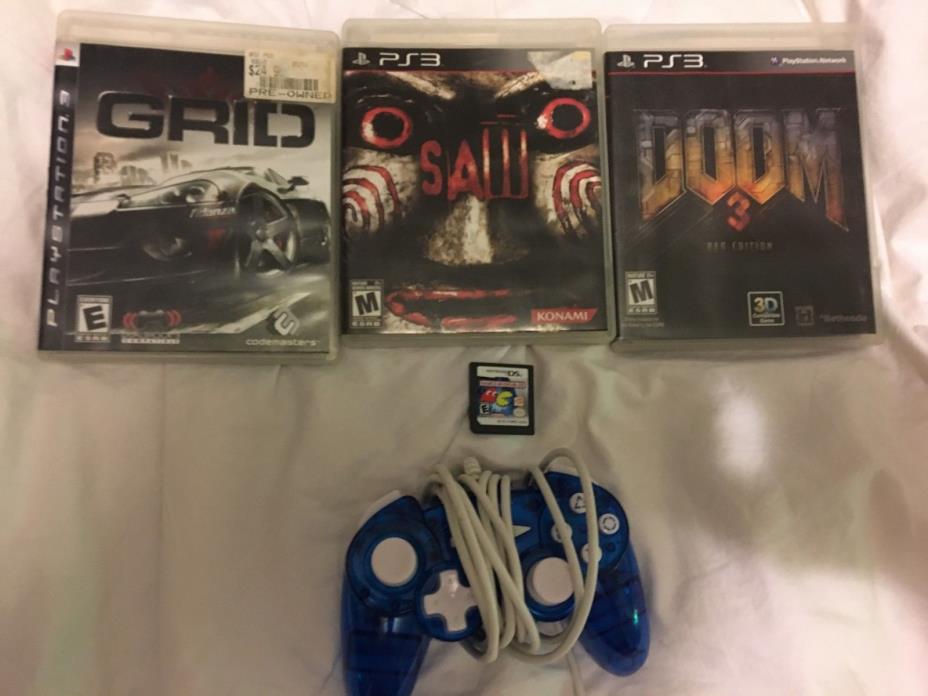 Ps3 Video game Lot, Controller, DS Game