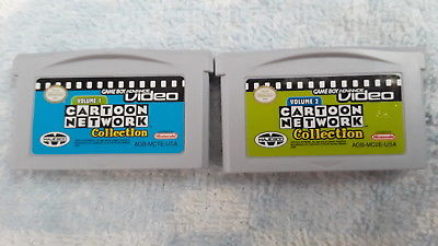 2 Cartridges-Cartoon Network Collection, Vol. 1 & 2 (Nint. GameBoy Adv.) TESTED!
