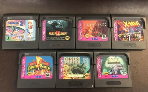 Lot Of 7 SEGA GAME GEAR Games - All Tested - No Sports