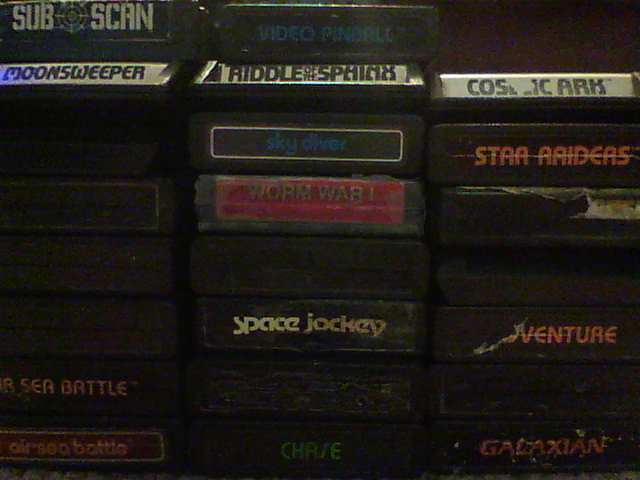 Vintage Atari 2600 game cartridges lot of 23 games tested and working