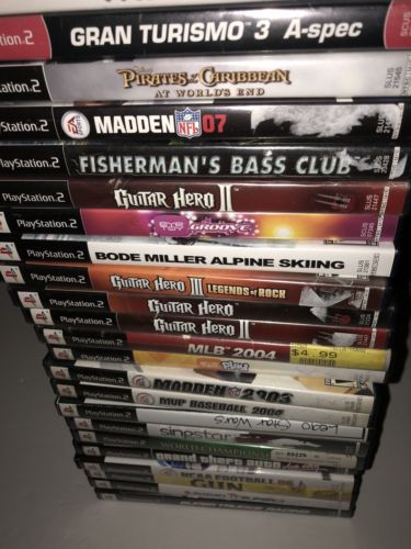 Sony PS2 Games Lot