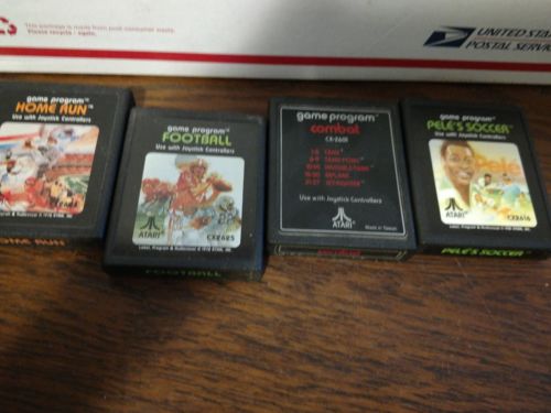 Lot of 4 Atari 2600 games.