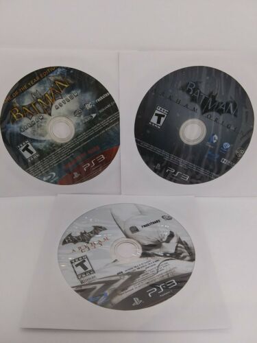 Lot of 2 PS3 games BATMAN Collection Arkham Asylum & Arkham City