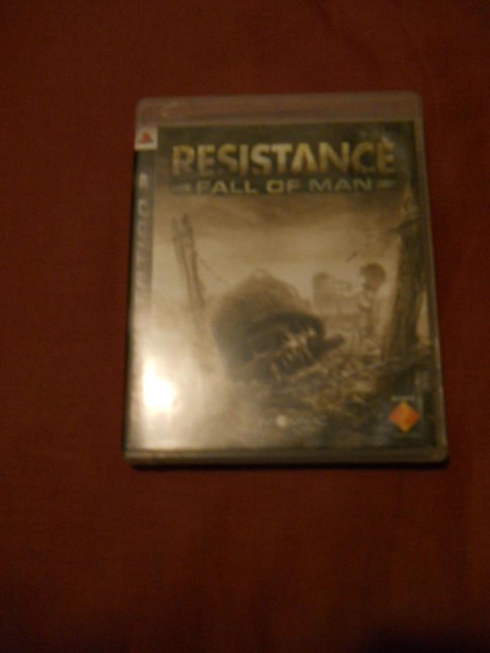 PlayStation 3 Resistance Fall of Man game paperwork artwork