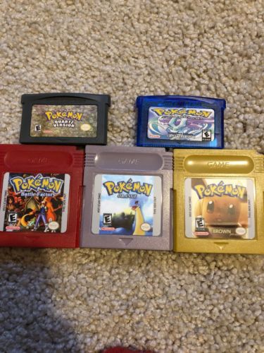 Pokemon Fan hack game Lot! No Cases. Crystal, Quarts, Orange, Brown. 5 Games!!