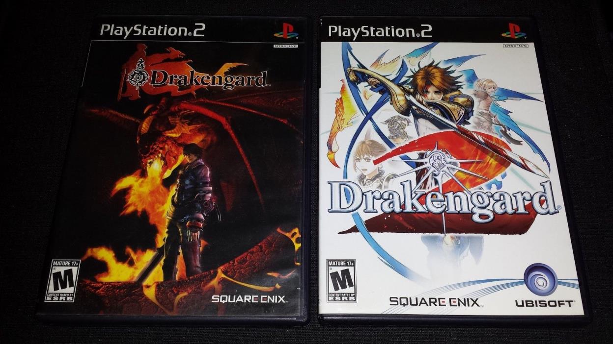 Drakengard 1 & 2 for Sony Playstation 2, PS2 - Game Lot/Bundle  **Complete**