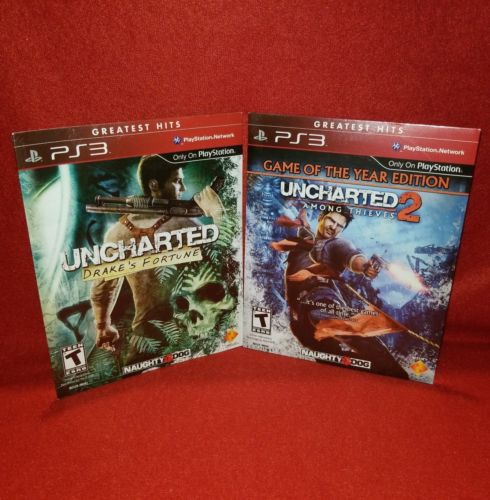 New PS3 Uncharted Lot! Drake's Fortune & Among Thieves (Playstation 3 2007/2010)