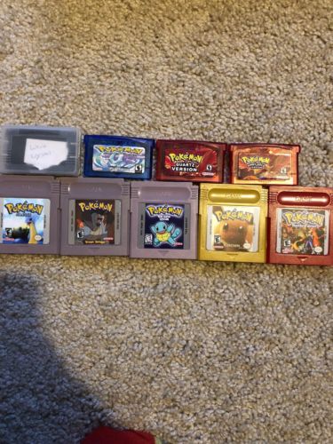 Pokemon Fan hack game Lot! No Cases. Crystal, Quarts, Shiny Gold, Brown. 9 Games