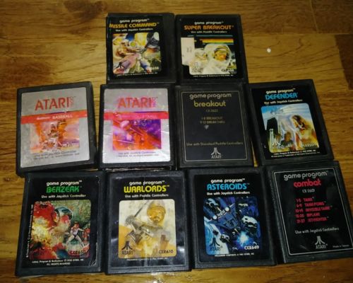 Atari 2600 Game Lot Of 10 Games *