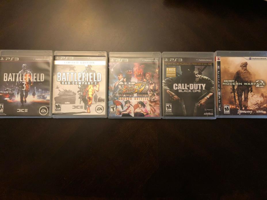 5 PS3 Game Lot