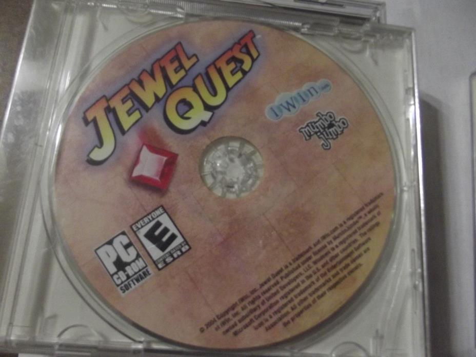 Jewel Quest ~ (2004, I Win/Mumbo Jumbo) PC CD Rom Software ~ Windows XP ~Rated E