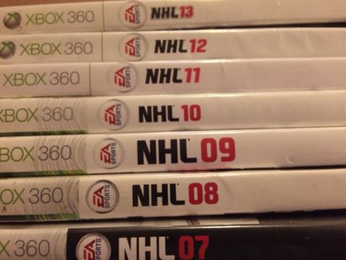 NHL 07-13 XBOX 360 Lot Of 7 Games FREE SHIPPING