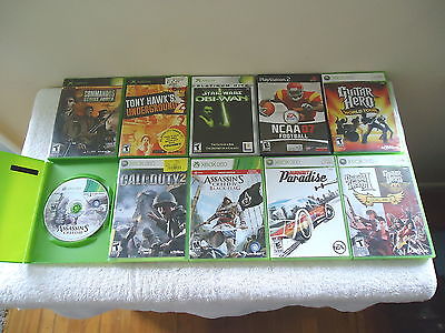 Mixed Lot Of 10 Video Games PS2,Xbox,Xbox 360,Xbox 360 Live 