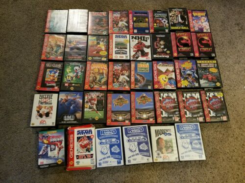 Lot Of 38 Sega Genesis Game - Cases -