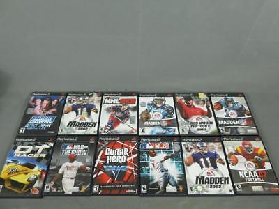 Assorted Sony Playstation 2 Sports Games, Madden Games, MLB The Show, etc.