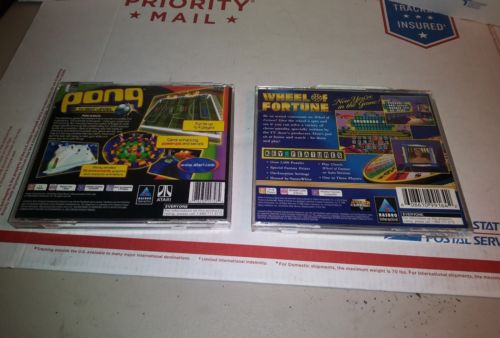CLEARANCE - PS 1 Games lot of 2 Pong & Wheel of Fortune