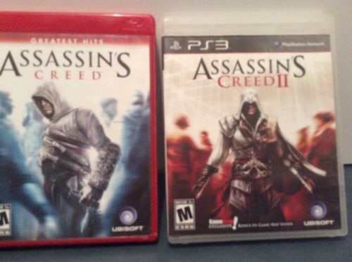 Lot Of 2 Ps3 Games Assassin’s Creed II And Greatest Hits Playstation 3