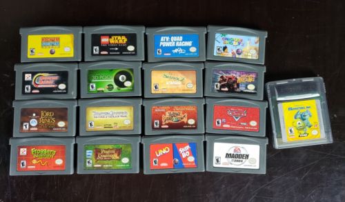 Gameboy Game Lot! 16 GBA + 1 GBC Games! All Tested/Working-