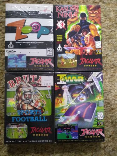 Atari jaguar games lot of 4 cib