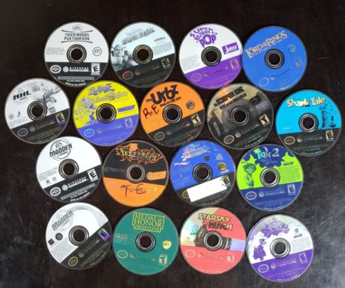 Gamecube Game Lot: 17 Discs Only! Untested AS-IS! Read Description-