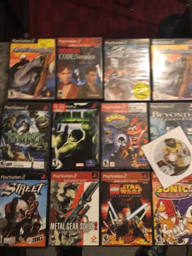 Lot Of Scratched And Damaged Playstation 2 Games  Sold As Is For Parts Untested