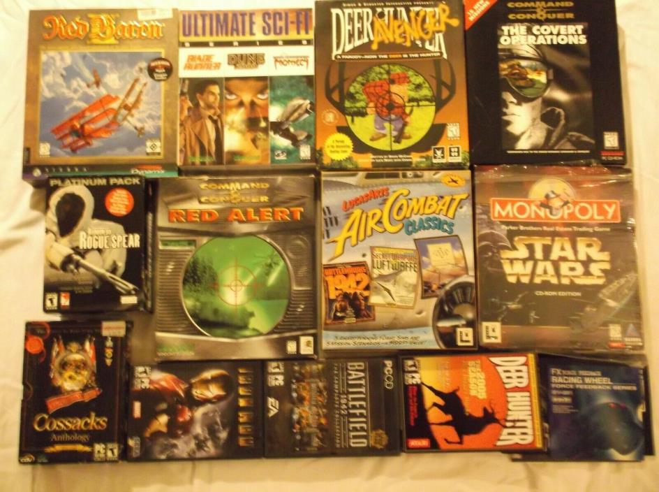 Vintage Video  Games lot Of 14