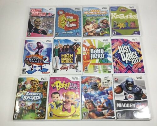 Wii Huge Lot Of 12 Games Price Is Right Hottest Party 2 Just Dance 2017