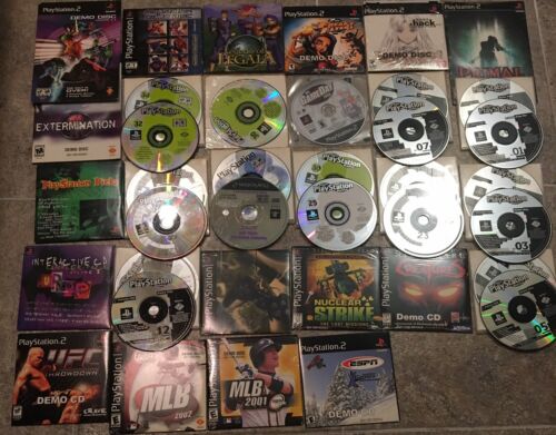Huge Lot of Playstation 1 & 2 DEMO Games