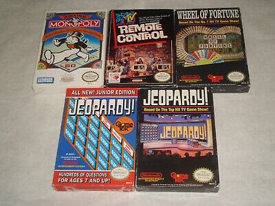 Lot of 5 Nintendo NES games with boxes