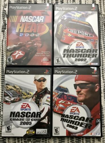 PS2 NASCAR Lot USED GOOD Condition Thunder Heat Chase For The Cup