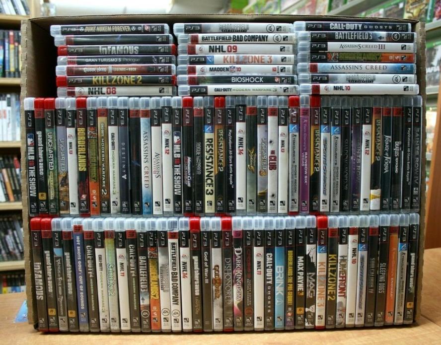 Huge Lot of 95 Sony Playstation 3 Games  Tested & Working Fast Shipping